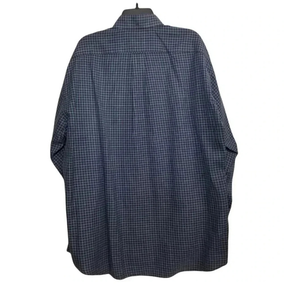 {Façonnable} Mens Check Plaid Button-Down Dress Shirt - Picture 5 of 12